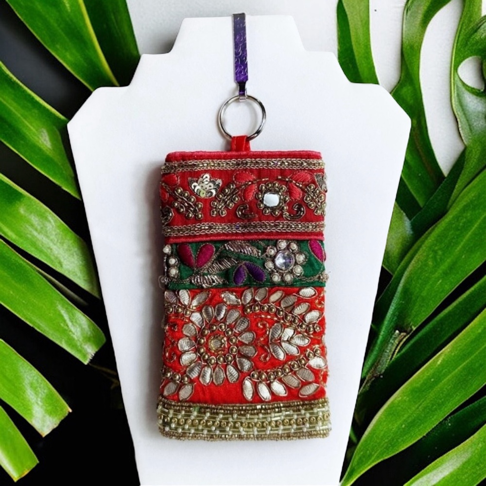 Unbranded Handmade Indian Belt Bag Clutch